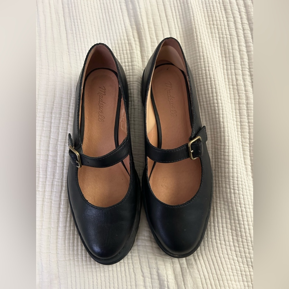 Madewell The Freya Platform Mary Jane Loafer